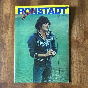 Linda Ronstadt Biography Magazine by Vivian Claire - Dodgers Jacket
